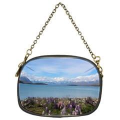 Lake Tekapo New Zealand Landscape Photography Chain Purses (one Side)  by paulaoliveiradesign