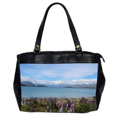 Lake Tekapo New Zealand Landscape Photography Office Handbags (2 Sides)  by paulaoliveiradesign