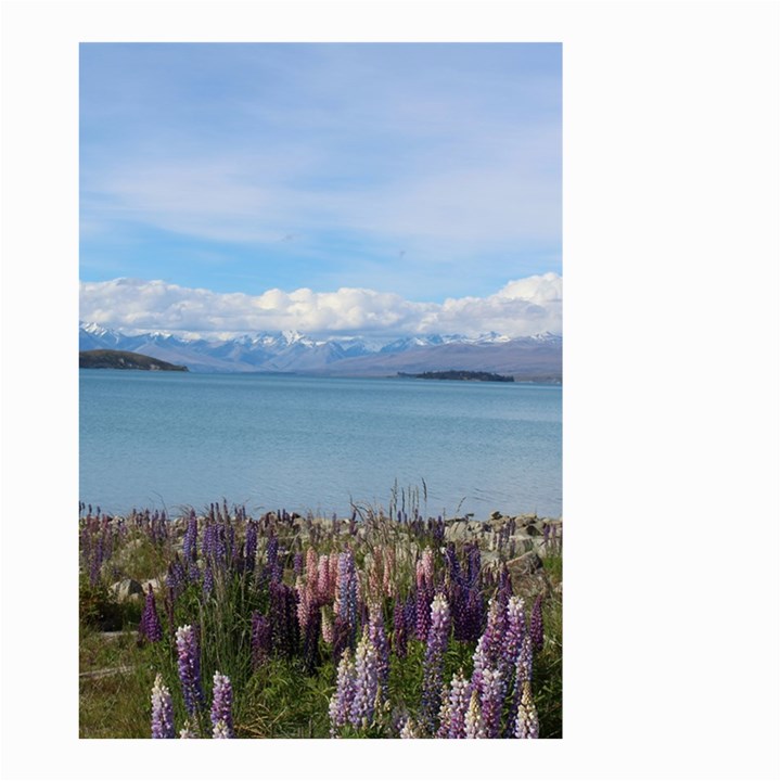 Lake Tekapo New Zealand Landscape Photography Small Garden Flag (Two Sides)