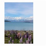 Lake Tekapo New Zealand Landscape Photography Small Garden Flag (Two Sides) Back