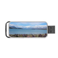 Lake Tekapo New Zealand Landscape Photography Portable Usb Flash (two Sides) by paulaoliveiradesign