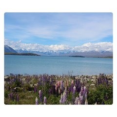 Lake Tekapo New Zealand Landscape Photography Double Sided Flano Blanket (small)  by paulaoliveiradesign