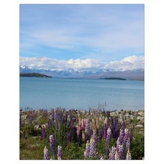 Lake Tekapo New Zealand Landscape Photography Drawstring Bag (small) by paulaoliveiradesign