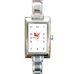 Animal Image Fox Rectangle Italian Charm Watch by BangZart