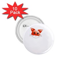 Animal Image Fox 1 75  Buttons (10 Pack) by BangZart