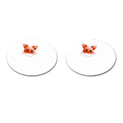 Animal Image Fox Cufflinks (oval) by BangZart