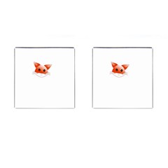 Animal Image Fox Cufflinks (square) by BangZart