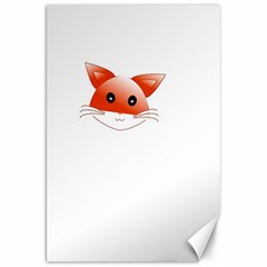 Animal Image Fox Canvas 20  X 30   by BangZart