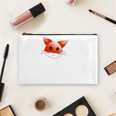 Animal Image Fox Cosmetic Bag (medium)  by BangZart