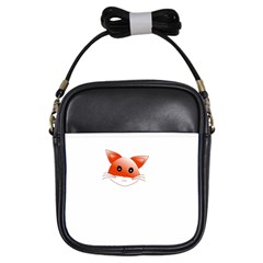 Animal Image Fox Girls Sling Bags by BangZart