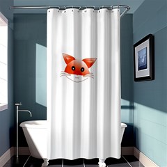 Animal Image Fox Shower Curtain 36  X 72  (stall)  by BangZart