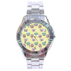 Animals Pastel Children Colorful Stainless Steel Analogue Watch by BangZart