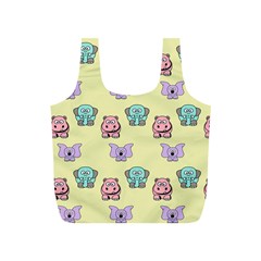 Animals Pastel Children Colorful Full Print Recycle Bags (s)  by BangZart