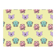 Animals Pastel Children Colorful Double Sided Flano Blanket (mini)  by BangZart