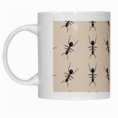 Ants Pattern White Mugs by BangZart