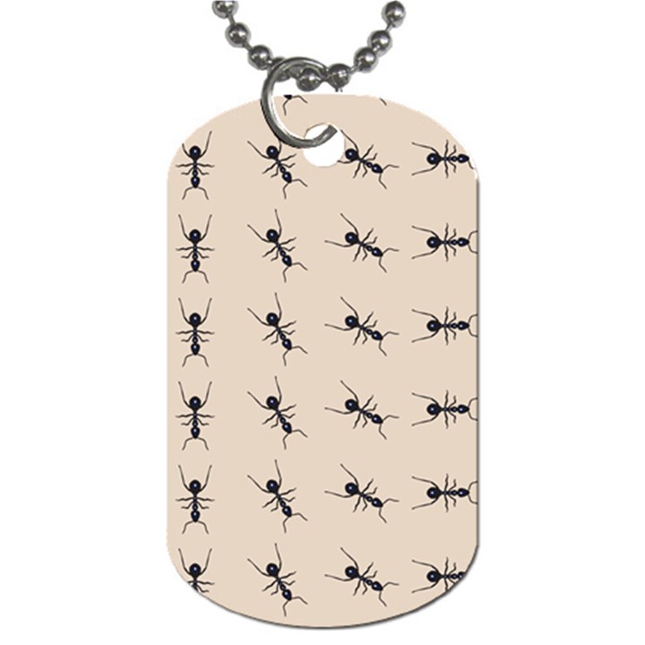 Ants Pattern Dog Tag (Two Sides)