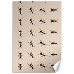 Ants Pattern Canvas 12  X 18   by BangZart