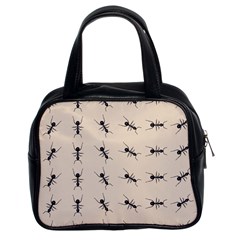 Ants Pattern Classic Handbags (2 Sides) by BangZart