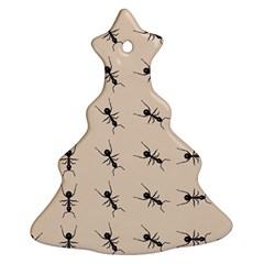 Ants Pattern Christmas Tree Ornament (two Sides) by BangZart