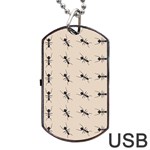 Ants Pattern Dog Tag USB Flash (One Side) Front