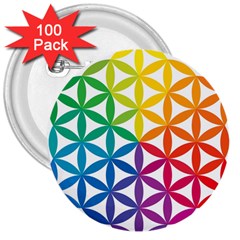 Heart Energy Medicine 3  Buttons (100 Pack)  by BangZart