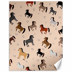 Horses For Courses Pattern Canvas 12  X 16   by BangZart