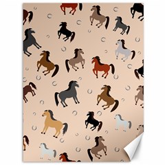 Horses For Courses Pattern Canvas 36  X 48   by BangZart