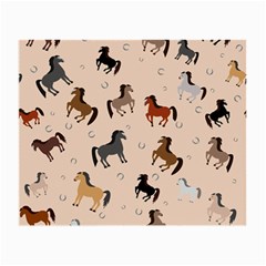 Horses For Courses Pattern Small Glasses Cloth (2-side) by BangZart