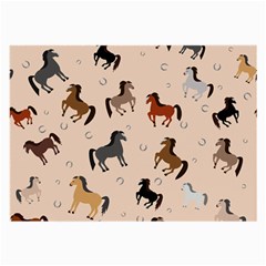 Horses For Courses Pattern Large Glasses Cloth