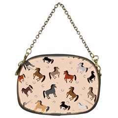 Horses For Courses Pattern Chain Purses (two Sides)  by BangZart