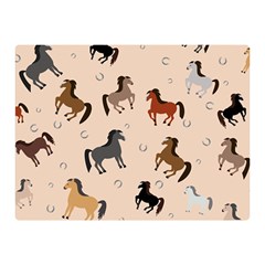 Horses For Courses Pattern Double Sided Flano Blanket (mini)  by BangZart