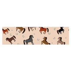 Horses For Courses Pattern Satin Scarf (oblong) by BangZart