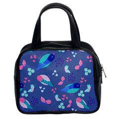 Birds And Butterflies Classic Handbags (2 Sides) by BangZart