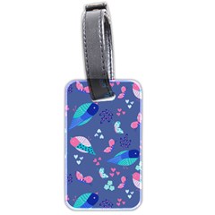 Birds And Butterflies Luggage Tags (two Sides) by BangZart