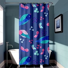 Birds And Butterflies Shower Curtain 36  X 72  (stall)  by BangZart