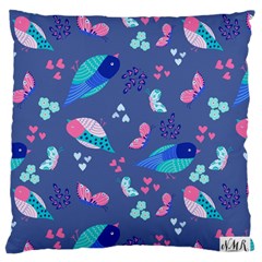 Birds And Butterflies Standard Flano Cushion Case (one Side) by BangZart