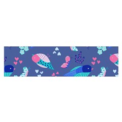 Birds And Butterflies Satin Scarf (oblong) by BangZart