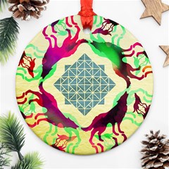 Several Wolves Album Ornament (round) by BangZart