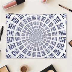 Illustration Binary Null One Figure Abstract Cosmetic Bag (xl) by BangZart