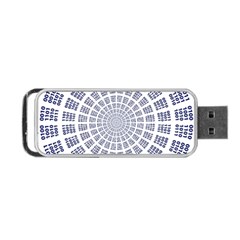 Illustration Binary Null One Figure Abstract Portable Usb Flash (two Sides) by BangZart