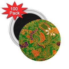 Art Batik The Traditional Fabric 2 25  Magnets (100 Pack)  by BangZart