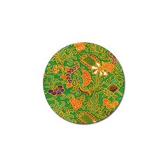 Art Batik The Traditional Fabric Golf Ball Marker by BangZart