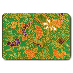 Art Batik The Traditional Fabric Large Doormat  by BangZart