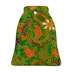 Art Batik The Traditional Fabric Bell Ornament (two Sides) by BangZart