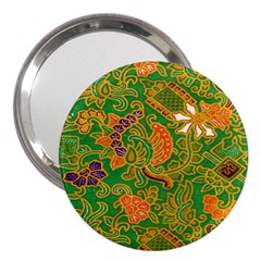 Art Batik The Traditional Fabric 3  Handbag Mirrors by BangZart