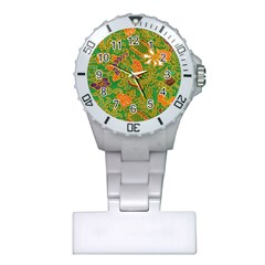 Art Batik The Traditional Fabric Plastic Nurses Watch by BangZart