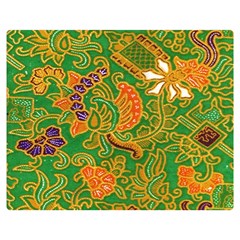 Art Batik The Traditional Fabric Double Sided Flano Blanket (medium)  by BangZart