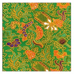 Art Batik The Traditional Fabric Large Satin Scarf (square) by BangZart