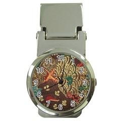 Art Traditional Flower  Batik Pattern Money Clip Watches by BangZart