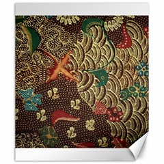 Art Traditional Flower  Batik Pattern Canvas 20  X 24   by BangZart